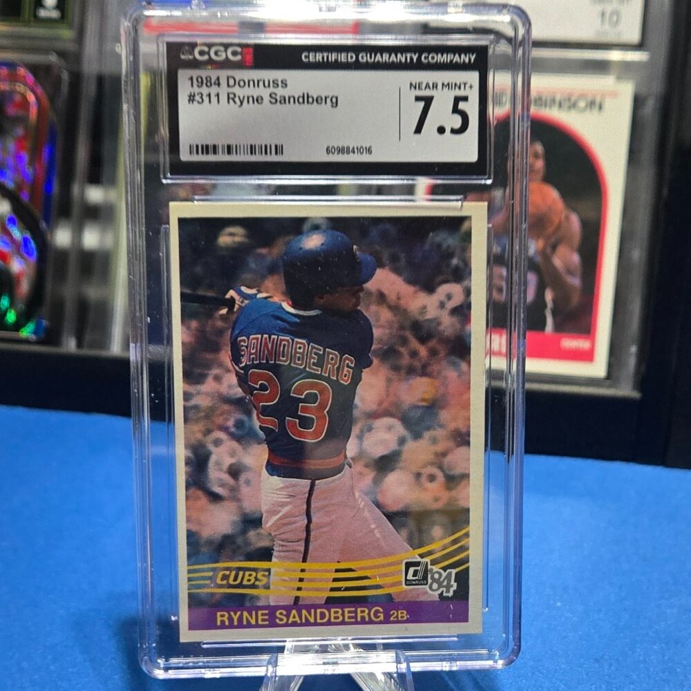 1984 Donruss #311 Ryne Sandberg (HOF) (CGC 7.5)